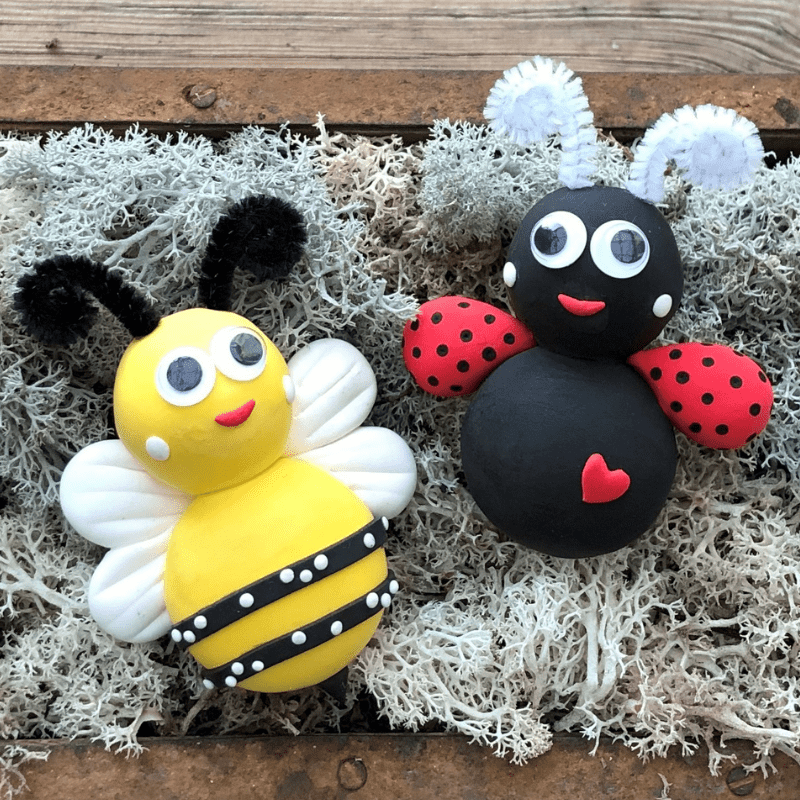 silk-clay-hummel Basteln für Kinder Tipps zum Basteln mit Knete