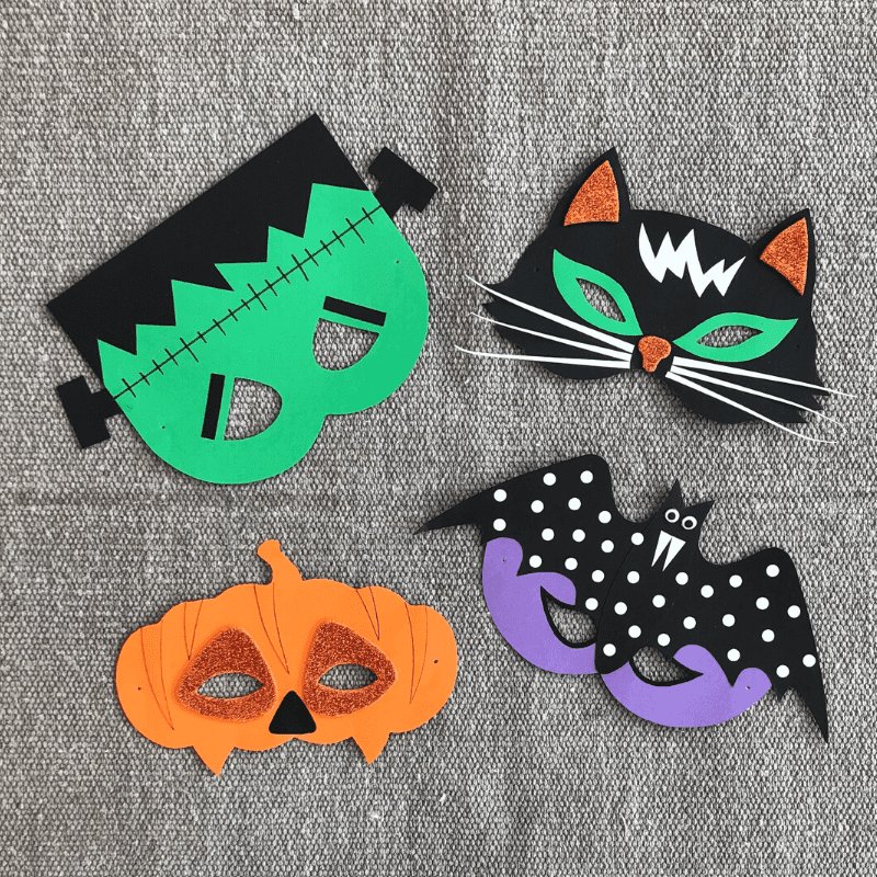 make your own Halloween masks