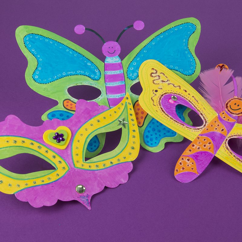 Fun crafts for kids – make your own masks for dressing up
