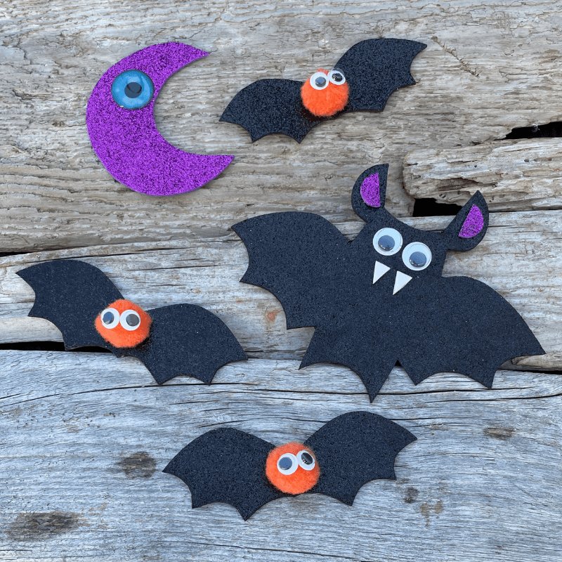 make bats for Halloween
