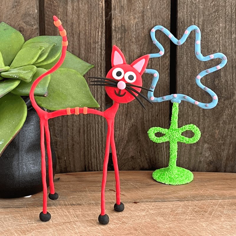 crafting with silk clay and hobby wire fun crafts for kids