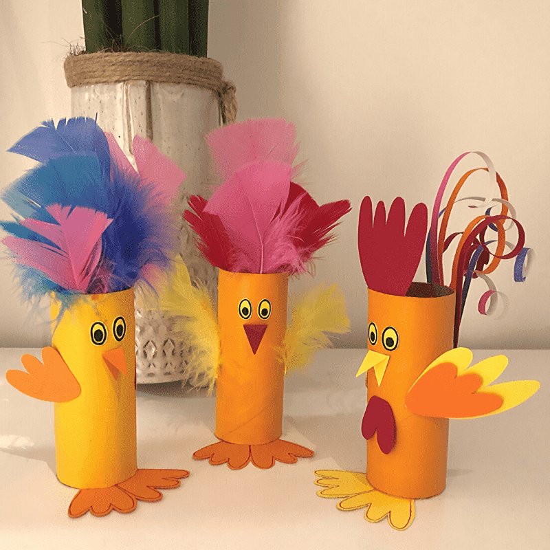 Easter craft ideas with toilet rolls